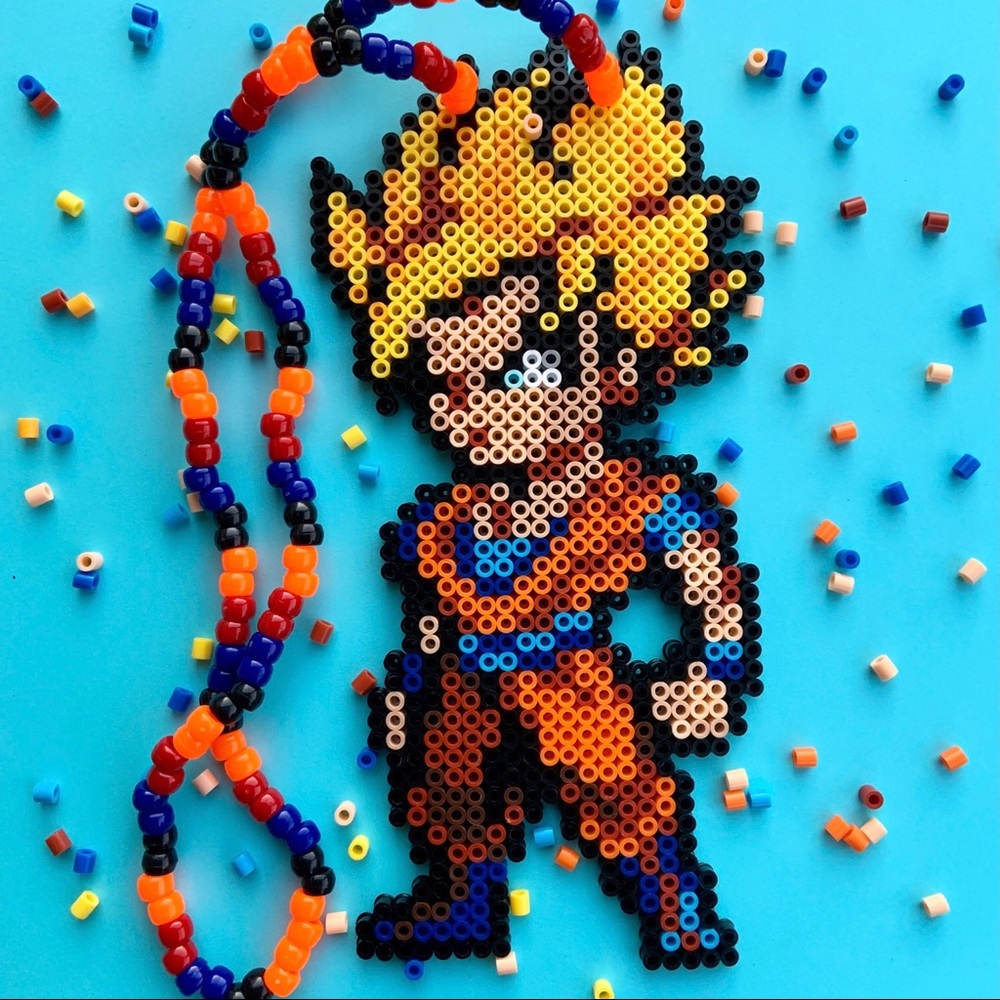 Dbz Goku Peter kandi necklace